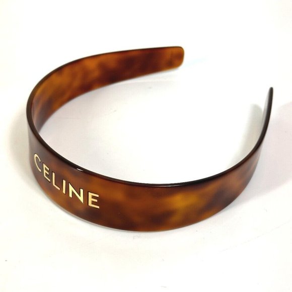 CELINE Logo headband Hair head band Katyusha - Picture 1 of 14
